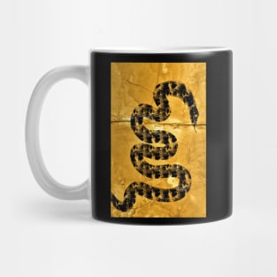 Golden Black Snake Mug